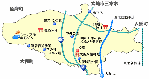 大衡村 マップ