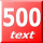 500text